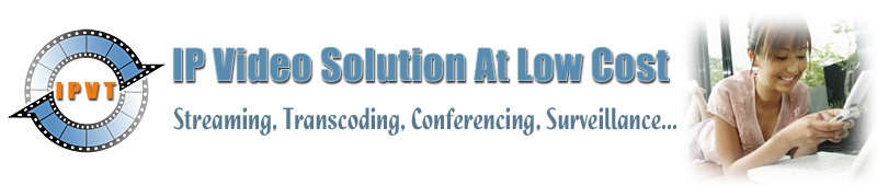 IP Video Streaming Transcoding Conference Surveillance Solution At Low Cost